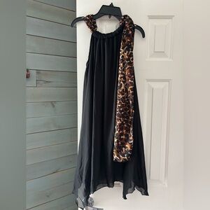 Stylish Black and Brown Kids Dress